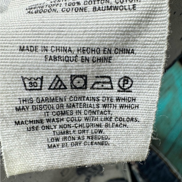 Anthropologie Pilcro and the Letterpress Hyphen Boy Fit Fringe Crop Jeans Sz 29 - Picture 13 of 14